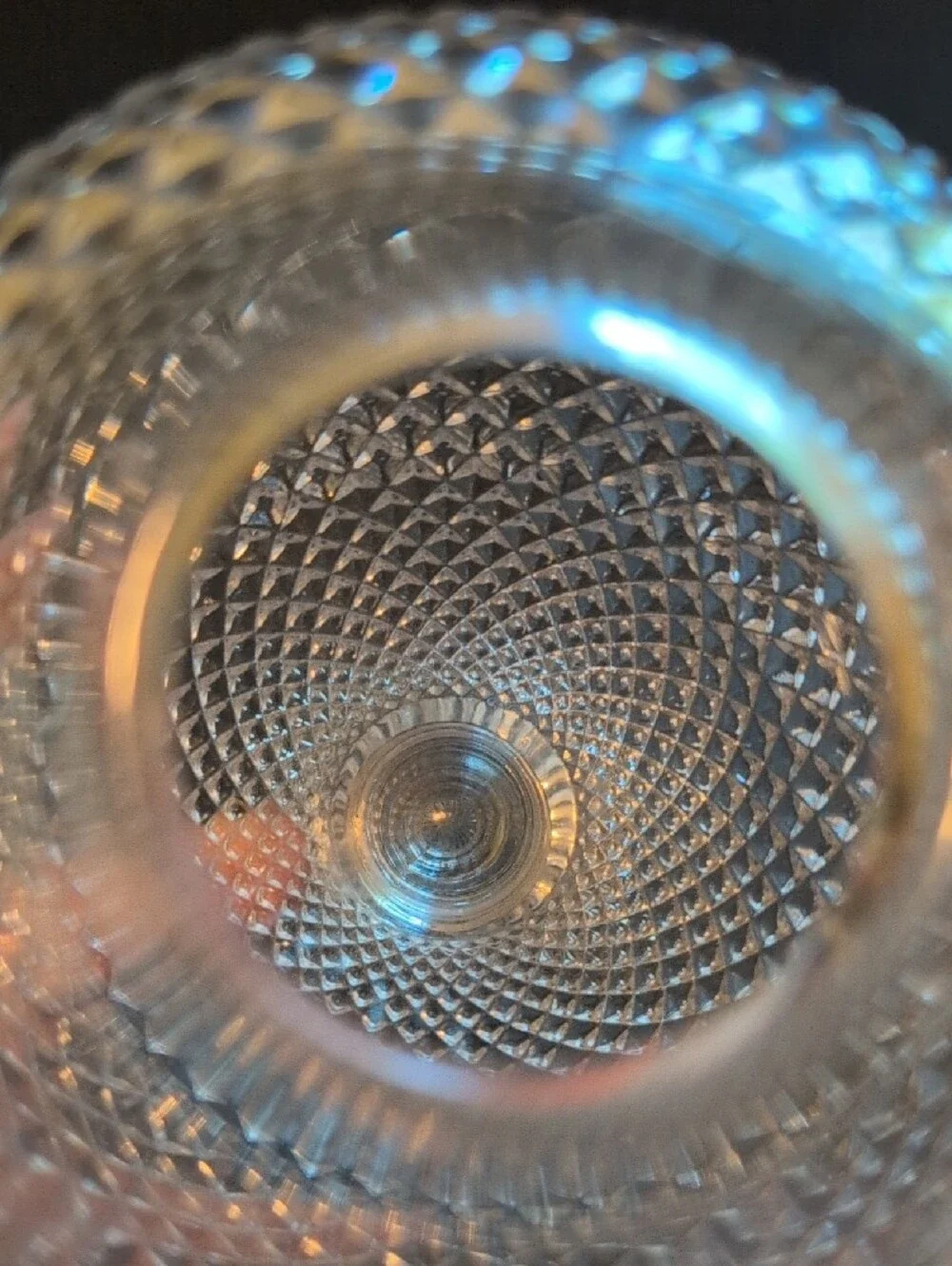 Westmoreland Clear English Hobnob Ivy Bowl